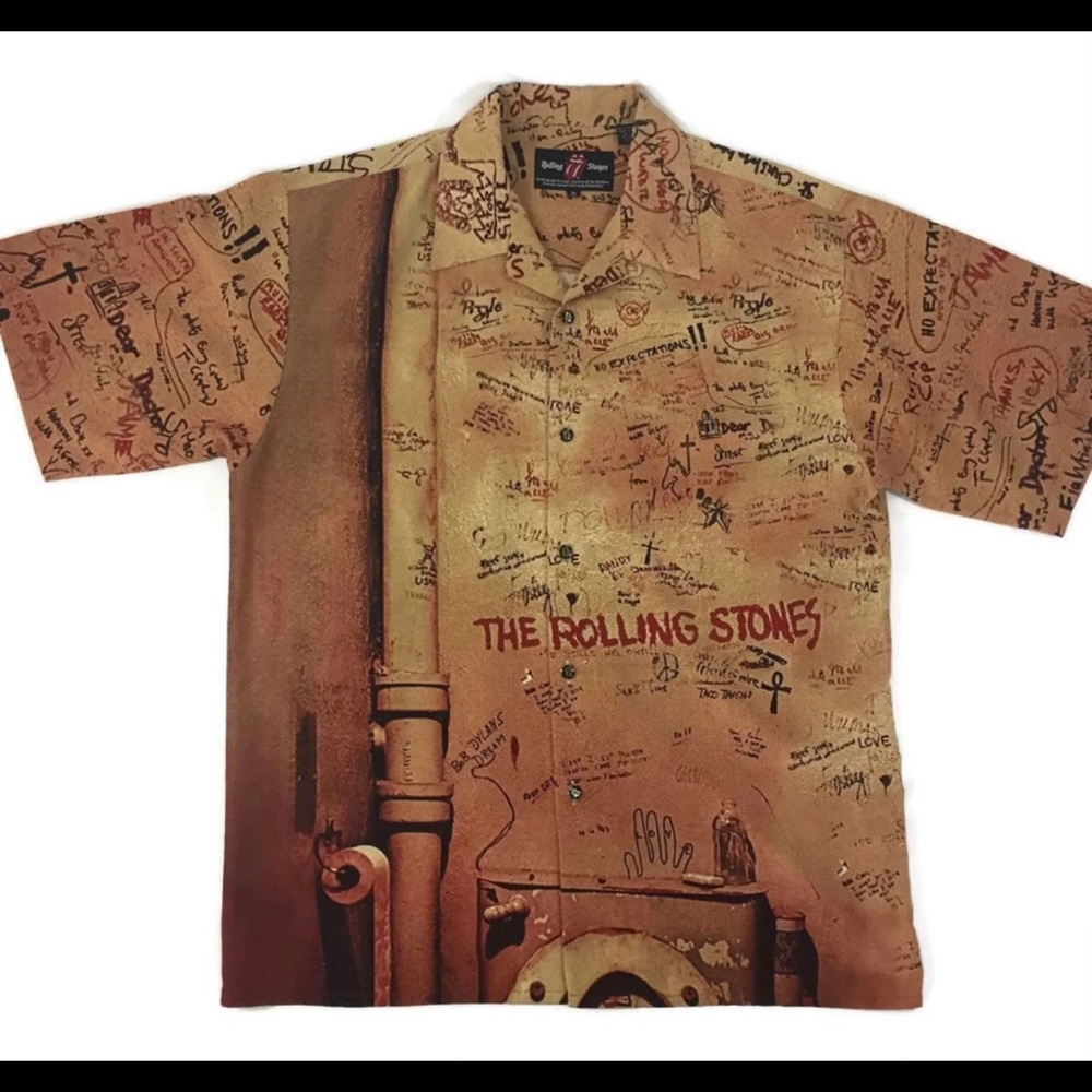 Rolling Stones button up shirt